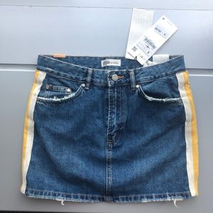 NWT Zara TRF Denim Mini Skirt